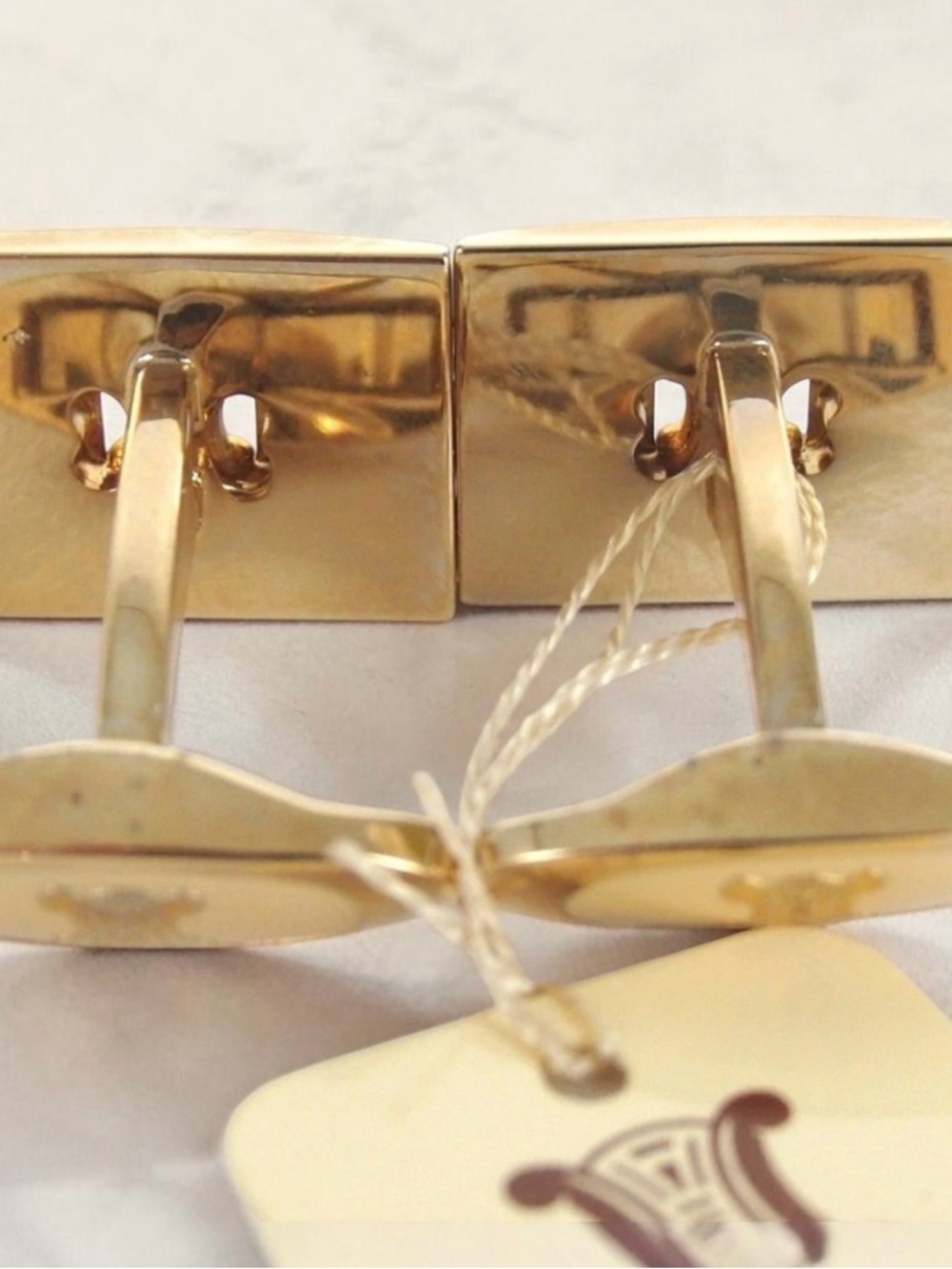 Celine Triomphe Two-Tone Cufflinks ✨🤩 - Picture 3 of 10